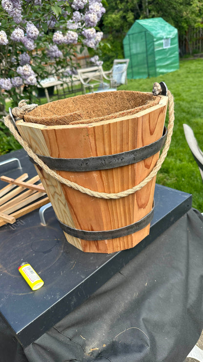 Cedar Bucket Planter